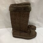 Skechers Australia boots women’s size 8 1/2 brown Quilted