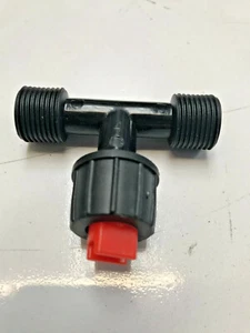 ATV / Quad Sprayer Ersatzteile 50, 60,100 lt 'T' Stück komplett mit einzelner Düse - Bild 1 von 2