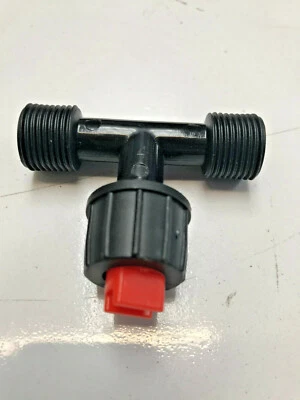 ATV / Quad Sprayer Spares 50, 60,100 lt 'T' Piece Complete With Single Nozzle