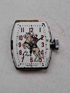 Vintage ROY ROGERS Character Watch Dial Mechanism Parts - Picture 1 of 7