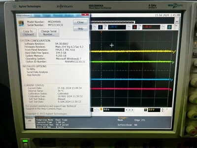 Agilent Mixed Signal Oscilloscope MSO9404A (4GHz, 4CH) - Image 1 of 4