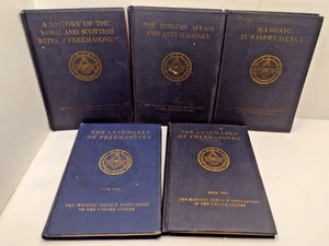 The Masonic Service Association. 1924. Hardback. 5 Book Lot - Picture 1 of 23