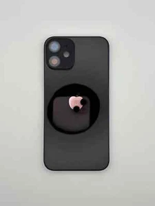 Coque arrière iPhone 12 Mini - Remplacement style OEM (Noir - SIM physique) - Photo 1 sur 3