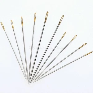 Reparación de costura manual hágalo usted mismo herramienta agujas cuero lona artesanal 10 piezas - Imagen 1 de 12