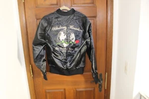 Chaqueta Bomber Negra De Colección Años 80 Whitney Houston "Greatest Love Tour 1986-87" LEER - Imagen 1 de 5
