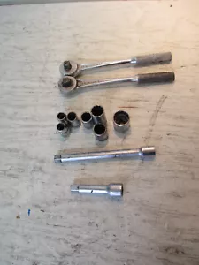 VTG JH Williams 3/8” Drive MIXED LOT B-52 Super Ratchets, 7 Sockets, 2 Extension - Picture 1 of 4