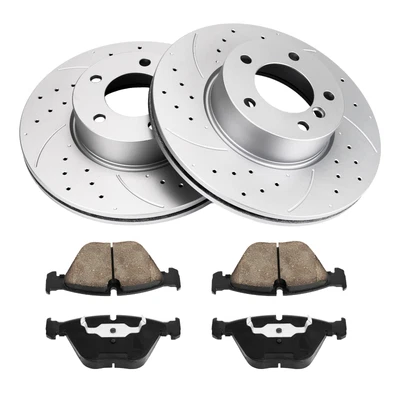 Rotor de freno de disco delantero y pastilla de cerámica para BMW 323i 328i xDrive 2010-2013 312 mm Foto 1 de 4