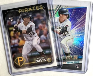 2024 Topps - Base/Insert - Henry Davis RC Lot (2 Total) - Pittsburgh Pirates - Picture 1 of 5