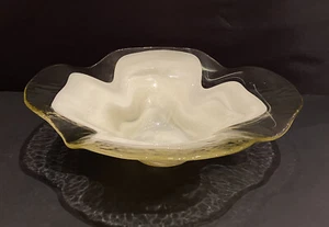 Antico Vintage Vaso Centrotavola Vetro Murano Firmato La Murrina - Foto 1 di 5