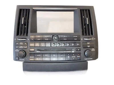 Unidad de control de radio clima panel de navegación Infiniti FX35, FX45, S50 Foto 1 de 4