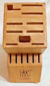 Bloque de cuchillos J A Henckels Zwilling Twin 16 ranuras - madera de abedul natural A12E - Imagen 1 de 9