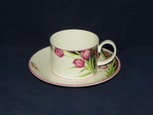 Kaffeetasse mit Untertasse von DUNOON SUFFOLK Design Jack Dadd, Fine Bone China - Bild 1 von 2