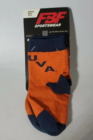 Virginia Cavaliers Baby Socks Size Infant 0-3 NEW Cover