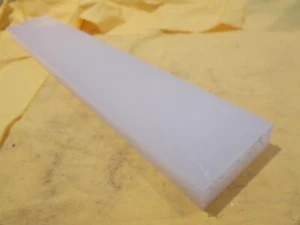 "BARRA DE POLIPROPILENO plástico mecanizable lámina plana de polipropileno 1/4"" x 4"" x 24"" - Imagen 1 de 1