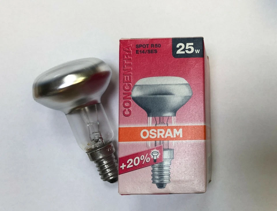 Neu Osram CONCENTRA Reflektor 25W/40W E14 230V R50 STRAHLER SPOT 30° - Bild 1 von 1