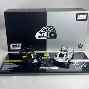 1/64 Era Q Car X OY Works Ferrari 499P Black #44 & Silver #4 2025 TMCS Ltd 50 YM - Picture 1 of 4