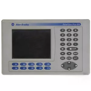 Allen Bradley 2711P-B6C1A/C PanelView Plus 600 con telecomando I/O 2711P-RN1 - Foto 1 di 7