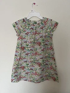 Hanna Andersson Colorful Garden Floral Shift Dress 120 US 7 - Picture 1 of 6