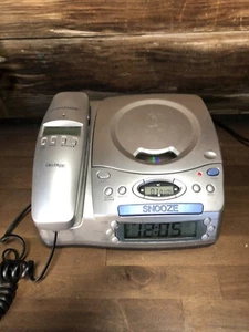 VINTAGE CONAIRPHONE DESK with CD Player Radio and Alarm Works - Zdjęcie 1 z 11