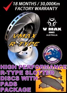 R fits HOLDEN Rodeo TF Series 3.2L V6 4x2 4x4 1997-1998 FRONT Disc Rotors & PADS - Picture 1 of 4
