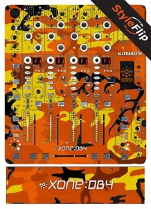 Skins Allen & Heath XONE DB4 | Camuflaje Naranja | Calcomanía Protectora | StyleFlip Skins - Imagen 1 de 1