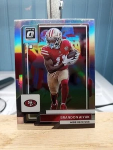 2022 Panini Donruss Optic #173 Brandon Aiyuk Silver Holo - Picture 1 of 6