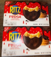 Ritz ~ Fudge Covered Crackers Christmas 2-Boxes 7.5 Oz., 04/12/2024