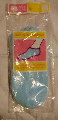  Downy Soft Orlon Baby Blue BOOTIES Vintage 70's NEW Lady Jane COOL NEW Sealed - Image 1 of 4