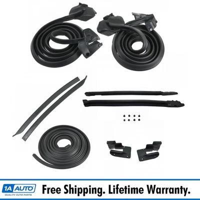 9pc Weatherstrip Seal Kit Set for 69-72 Skylark Special 442 Cutlass Convertible - Image 1 of 4