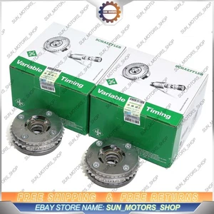 2X INA Intake & Exhaust Camshaft Adjuster VVT for BMW 2 3 4 5 6 7 I8 X1 X2 X3 X4 - Picture 1 of 5