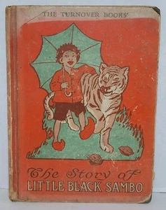 The Story Of Little Black Sambo & Peter Rabbit Turnover Books 1910 John Neill - Picture 1 of 16