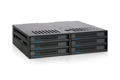 ICY DOCK 6 Bay 2.5” SATA HDD / SSD Hot Swap Tool-Less Backplane Enclosure wit... - Image 1 of 4