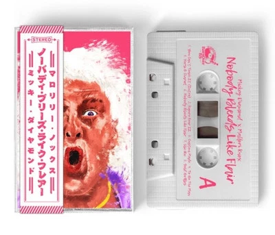 MICKEY DIAMOND x MALLORI KNOX Nobody Bleeds Like Flair 32/70 White Cassette Tape - Image 1 of 4