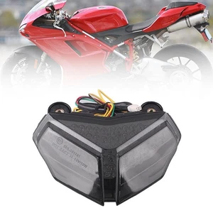 1 X Rear Tail Light Integrated Turn Signals Fits For DUCATI 848 08-10 - Foto 1 di 5