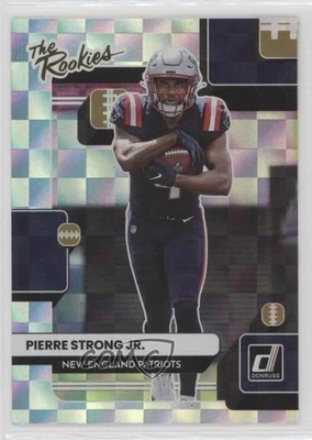 2022 Panini Donruss The Rookies Pierre Strong Jr #TR-39 RC - Image 1 of 2