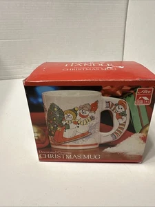 Alco Fancy Handle Decorated Christmas Mug New in Box  - Picture 1 of 12