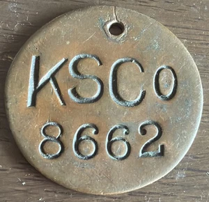 Vintage Big Island Plantation Kohala Sugar Company Bango Tag Hawaii Token - Picture 1 of 3