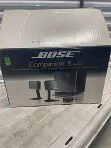 Bose Companion 3 Series II Multimedia Speaker System - Black - Afbeelding 1 van 7