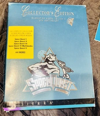 Collector’s Edition Space Quest, PC, 1994, Sierra, Big Box, Game Sealed!! Rare! - Image 1 of 4