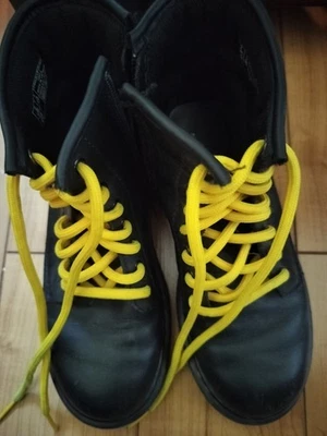 Dr. Martens Youth/Junior 型号 1460 靴子 尺寸 3 美国 2 英国 — 第 1/4 张图片