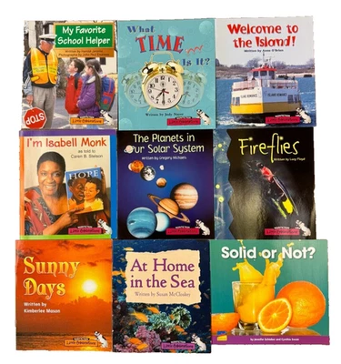 Nonfiction Books Early Readers Teacher Classroom Homeschool K 1 Science Lot of 9 - Image 1 of 4