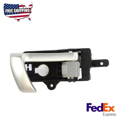 Manija de puerta interior palanca plateada para Hyundai Santa Fe 2007-2012 Foto 1 de 4