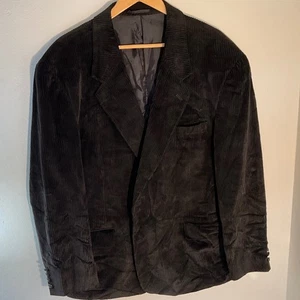 Cianni Men's Corduroy Blazer Sport Coat Jacket Classic Casual Brown - Picture 1 of 7