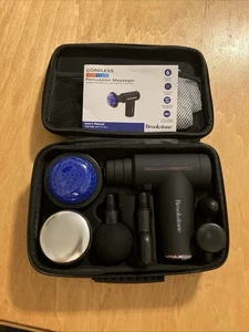 Brookstone Massaggiatore a percussione senza fili (caldo/freddo) con più attacchi - Foto 1 di 13