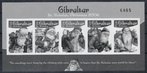 GIBILTERRA 2006 Natale - Prova in bianco e nero numerata MNH** - Picture 1 of 1
