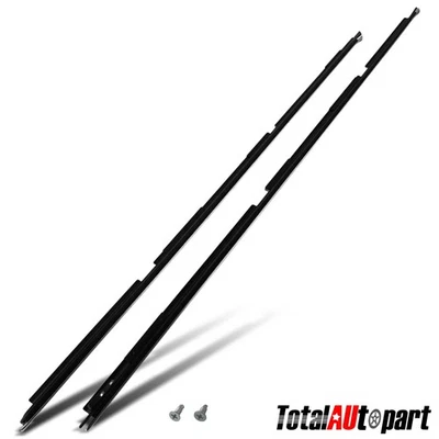 2x Sello rascador de ventana para Chevrolet Malibu GMC exterior izquierdo y derecho Foto 1 de 4