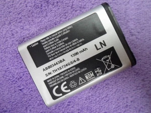 Original-Zubehör-Hersteller Samsung AB803443BA AKKU für SPH-Z400 3,7 V 1300mAh Li-Ion - Bild 1 von 2