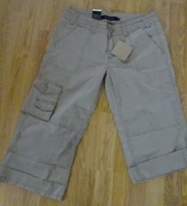 Pantalones cortos para mujer Calvin Klein estilo vaquero ajustables pierna recortada 10 x 20 - Imagen 1 de 7