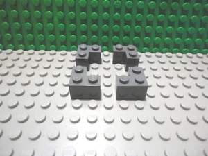 Lego 4 Dark Bluish Gray 2x2 corner brick block - Picture 1 of 1