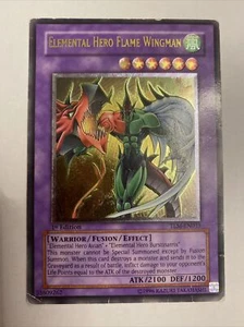 elemental hero flame wingman ultimate rare 1st edition - Picture 1 of 5